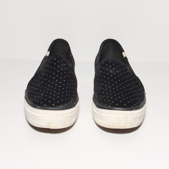 Keds X Kate Spade New York Triple Decker Glitter Velvet Sneakers Size 8.5 - Picture 5 of 9